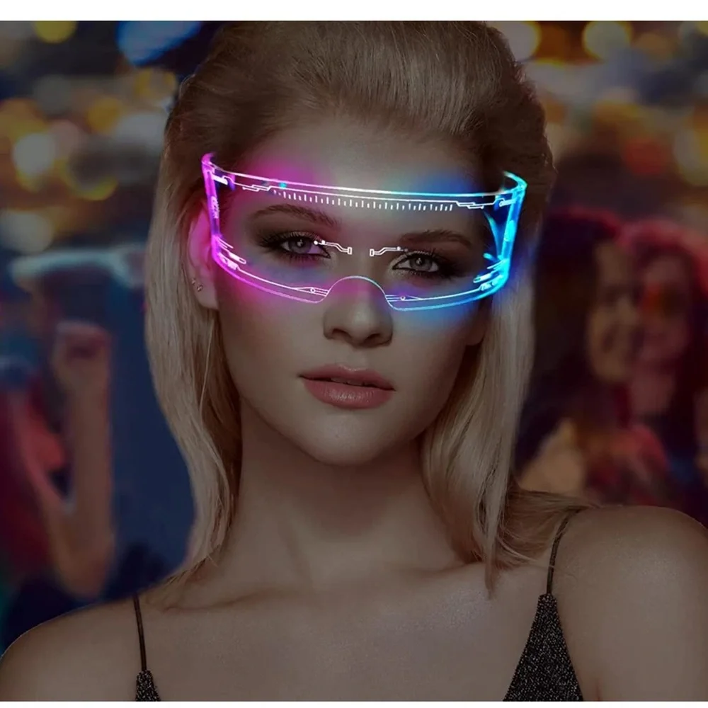 2-pack LED GLASSES, raves, concerts, birthday, party favors